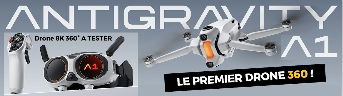  Le premier Drone 360&deg; au monde